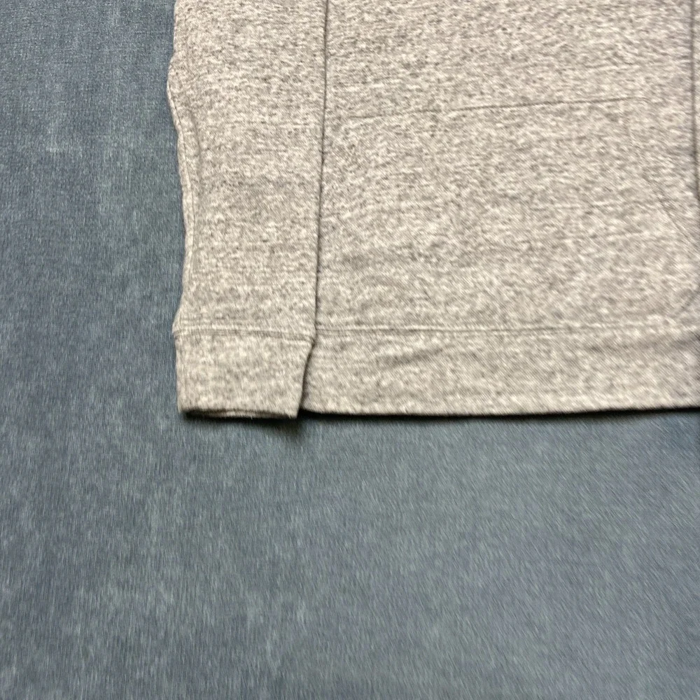 Old Navy‎ Recharge Hoodie Boys L Gray Heather Fleece Lined Raglan Sleeve Outdoor